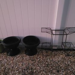 Planters & Flower Pots And Flower Or Herb Stand 