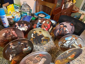 1984 Norman Rockwell, Heritage collection plates 2 through to 10 … $135