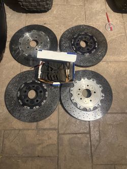 Carbon Ceramic Brake Rotors and Pads Set C7 Z06