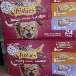 24 Count Friskies Wet Cat Food Cases