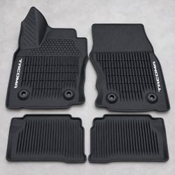 “NEW Genuine Toyota Tacoma All-Weather Floor Mats – 4-Piece Set – $100.”