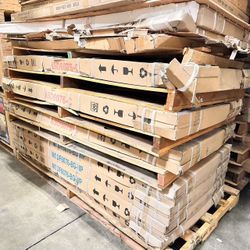 MSDF6076-MBL  WOODBRIDGE Frameless Single Sliding Shower Doors in Matte Black Finish, 56-60" Width x 76" Height with 5/16"(8mm) Clear Tempered Glass a