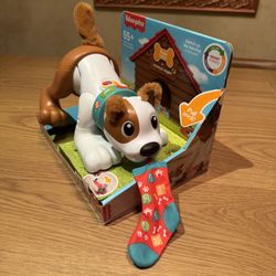 New Fisher Price Crawl With Me Puppy Toy