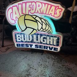 Bud light neon sign