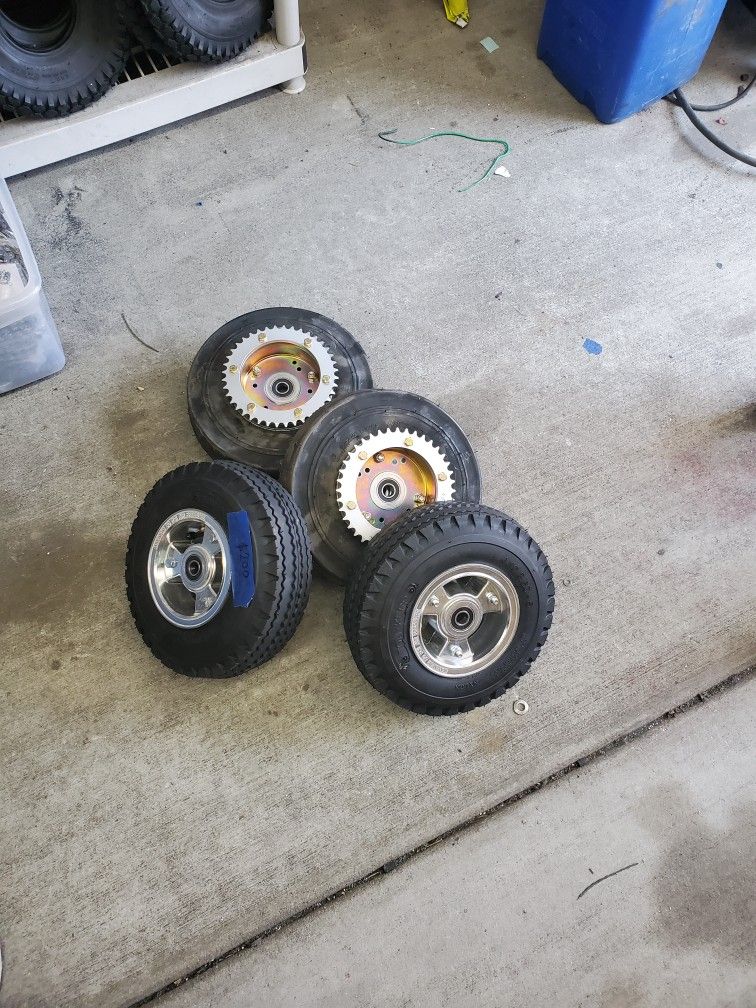 Minibike Wheels And Tires Brand New Sets