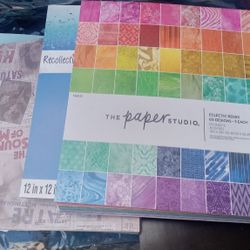 Scrapbook Paper Bundle + Cutter