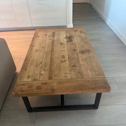 RH Wooden coffee Table