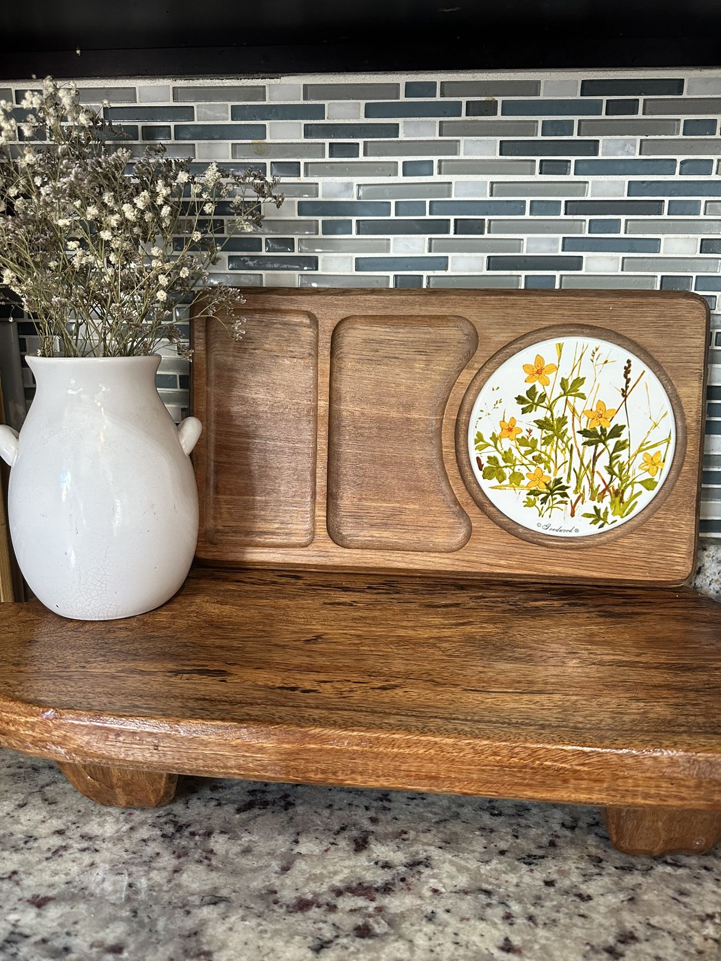vintage/ country cottage  serving board 