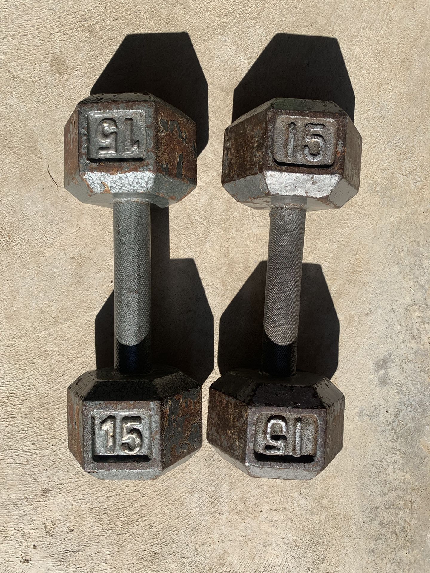 Set of 15lbs weight —— I have more sets available read description below