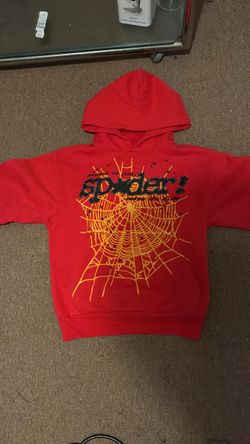red sp5der hoodie