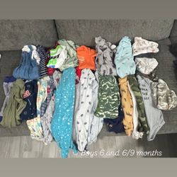 Baby Boy Clothes Size 6 Months / 6-9 Months 