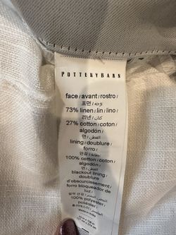 Pottery Barn Blackout Curtain - White