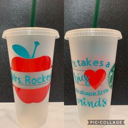 Teacher Starbucks tumblers