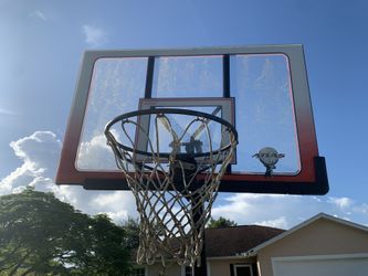 Atlas 52 inch Adjustable Basketball Hoop And Stand