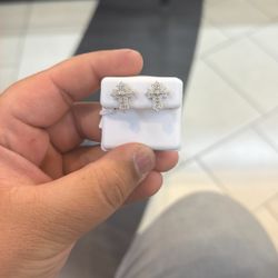 925 Silver Moissanite Earrings 