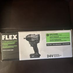 FLEX 24-volt Variable Speed Brushless 1/2-in Drive Cordless Impact Wrench Bare Tool