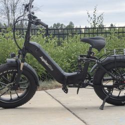 New E-bike Jupiter Full Suspension Defiant St Fat Tire Folding Electric Bike for sale