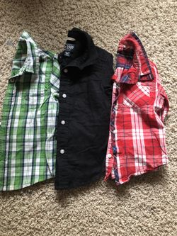 Toddler boy shirts size 24 months $5