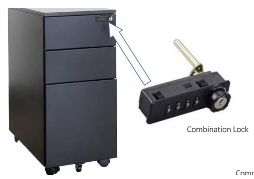 3 Drawer File Cabinet Combination Key