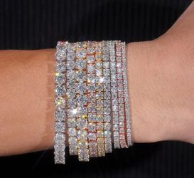 VVS1 Moissanite GRA Certified Tennis Bracelet