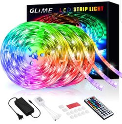 NEW- RGB LED Strip Lights 59ft, 18m Color Changing 5050 Lights for Bedroom with Remote for Home Lighting