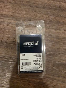 Crucial DDR4 16gb RAM for notebook