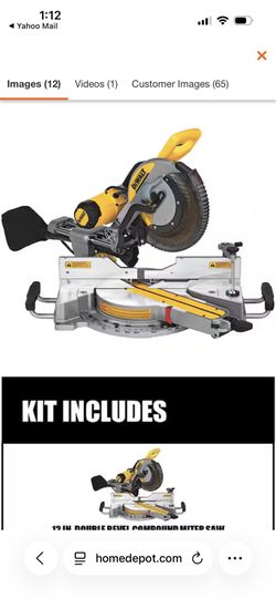 DeWalt  12”inch Miter Saw.  DWS779