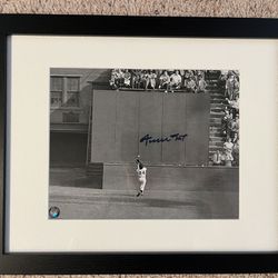 Willie Mays Signed Autographed 8x10 Photo Framed Authenticated!