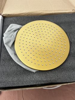 Satin Gold Finish Shower Head 