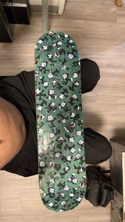 Darkstar Felix Pattern 7.75" Skateboard Deck In Teal featuring an all-over repeating graphic of Felix the Cat