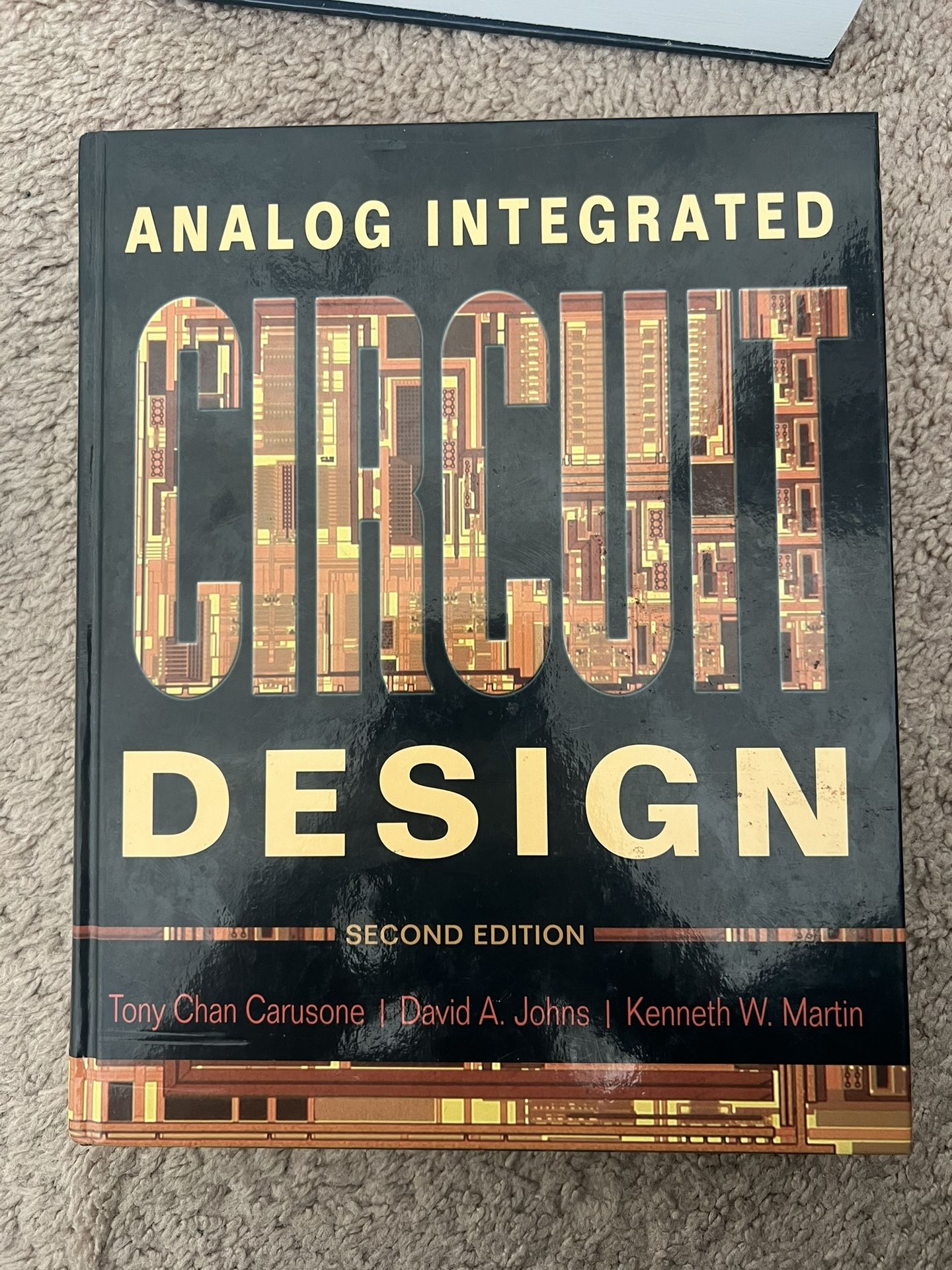 Analog Integrated Circuit Design Textbook