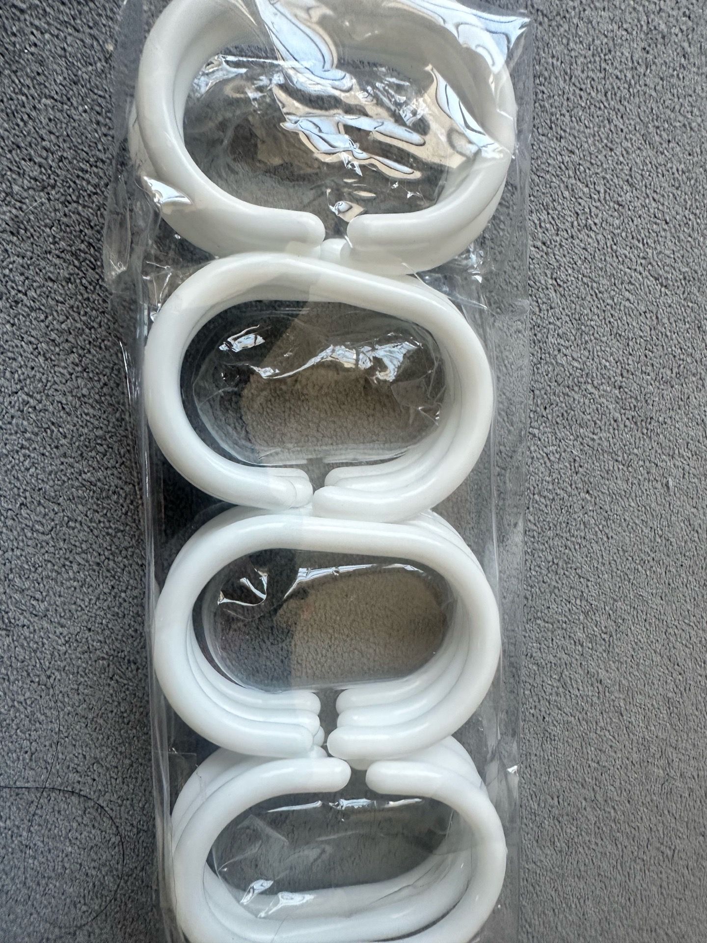 Brand new shower curtain rings