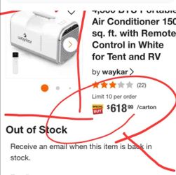 Portable AC Burning Man AC