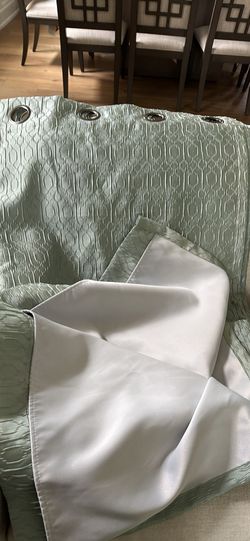 New - Teal Black Out Curtain