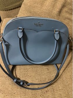 Kate spade blue satchel crossbody