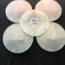 $1 NEW  ROUND GLASS CUTTING BOARDS 