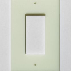 Custom Glow-in-the-Dark Light Switch Cover – UV Flashlight Included!