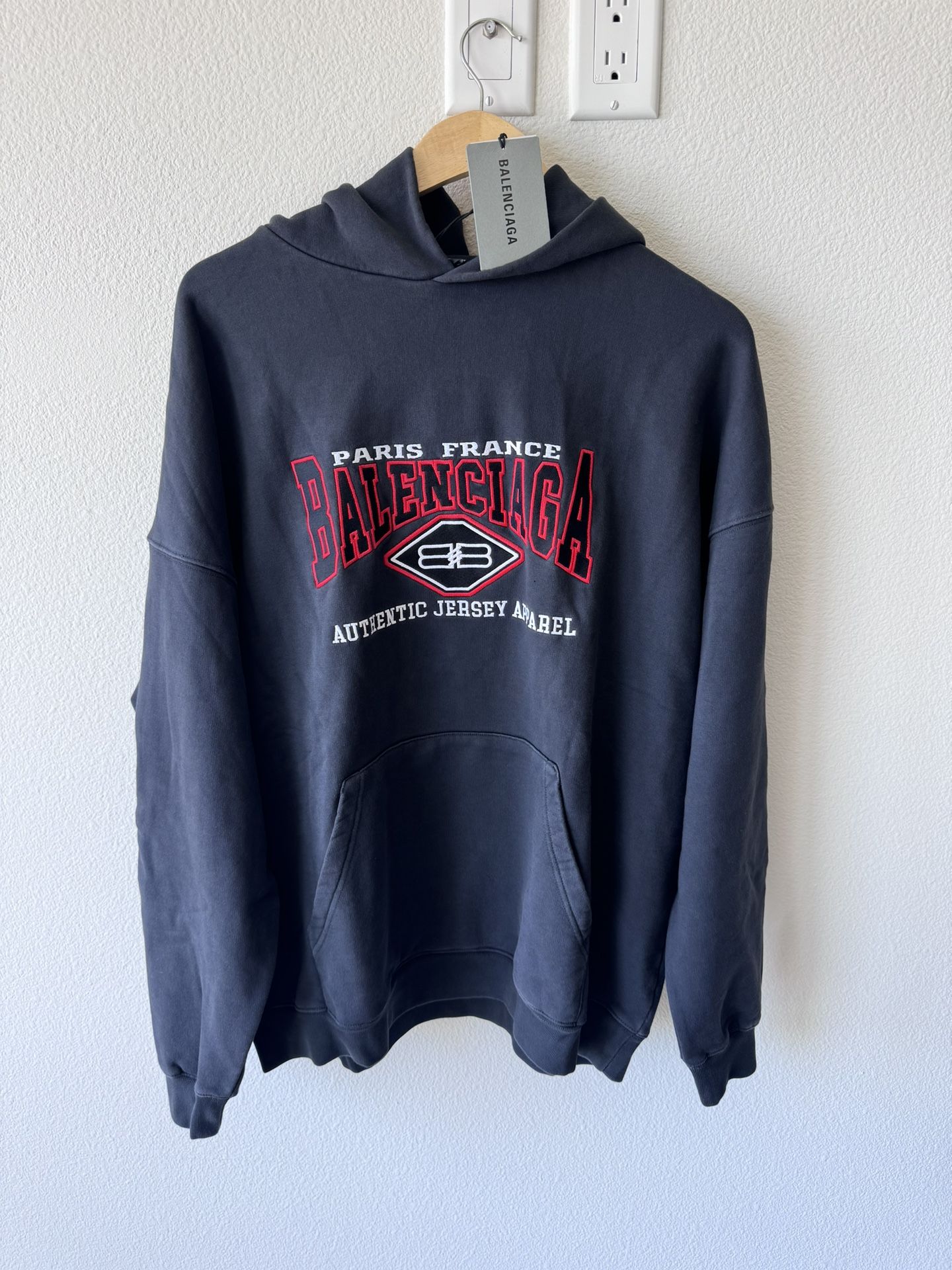 Balenciaga Authentic Jersey Apparel Hoodie