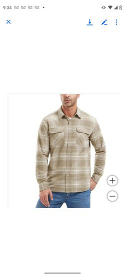 Frye Men's Twill Utility Plaid Shaket 