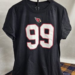 Women's Nike J.J. Watt Black Arizona Cardinals Name & Number T-Shirt Size 2XL