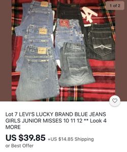 lot GIRLS LEVI’S & Mixed JEANS PANT