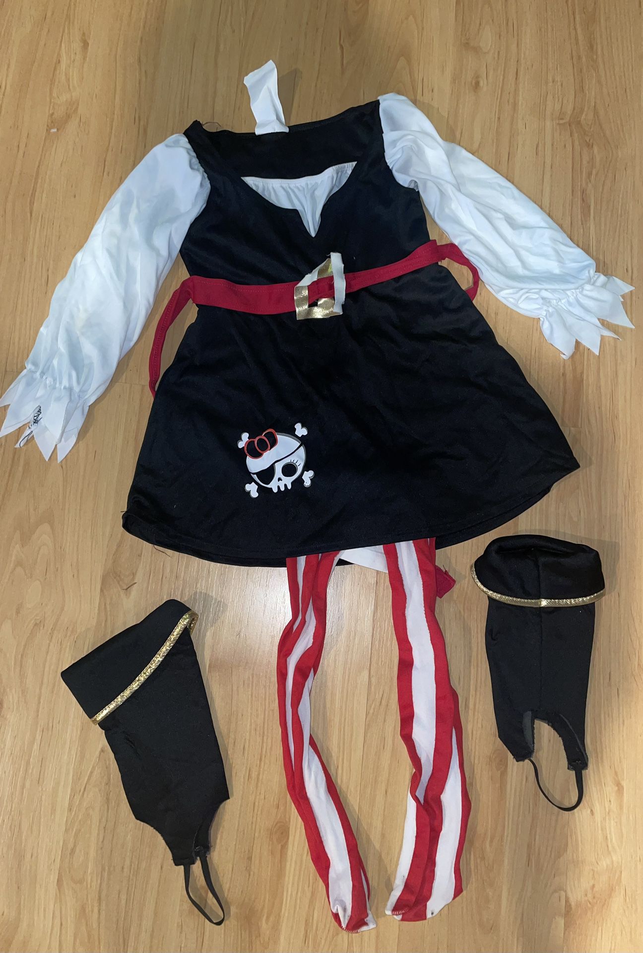 Pirate Halloween Costume Toddler 3-4T