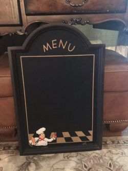 Italian Menu chalk board