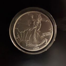 1999 1 troy oz silver dollar