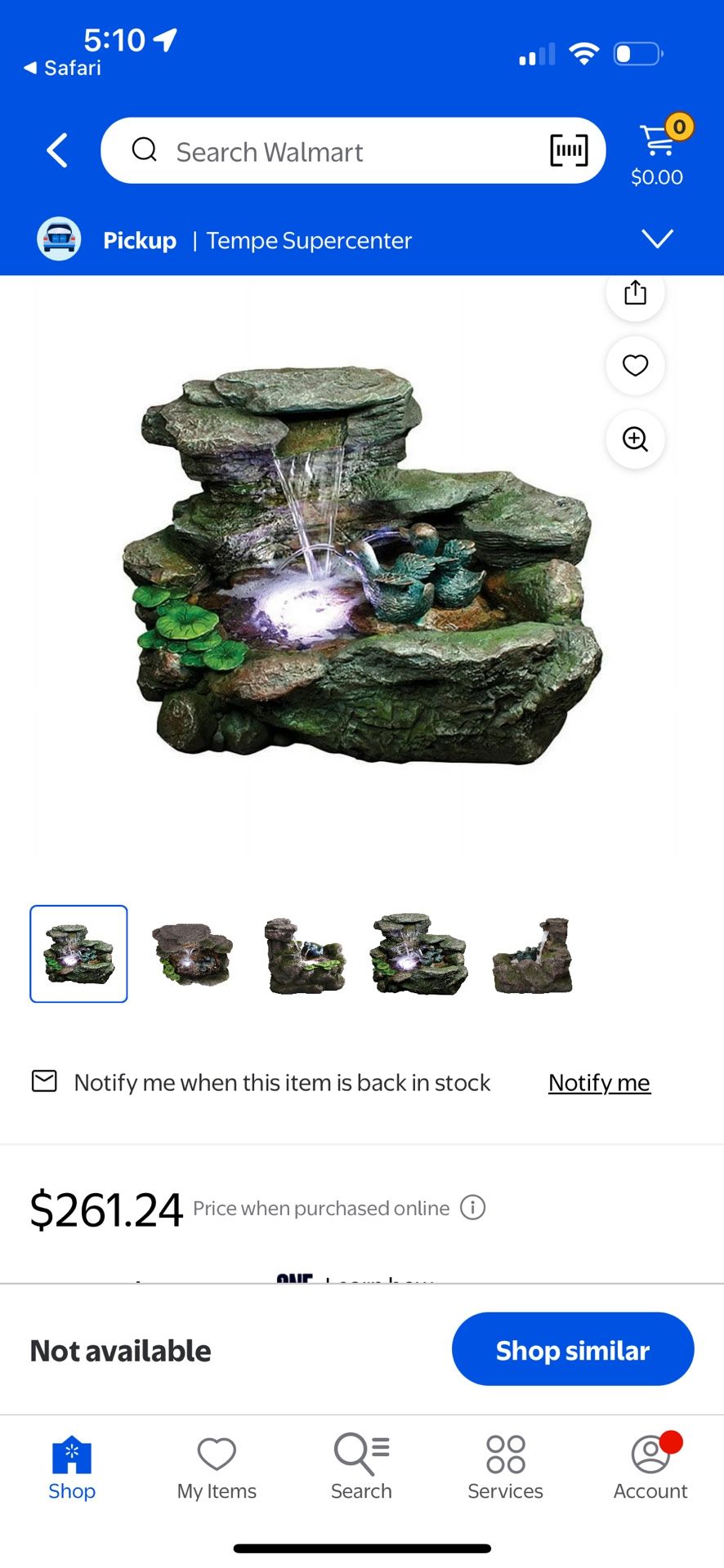 Garden fountain