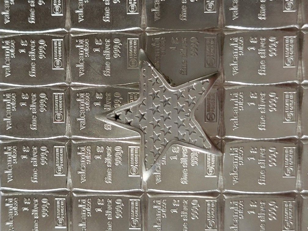 3g Star + 5g VALCAMBI Silver Bars 