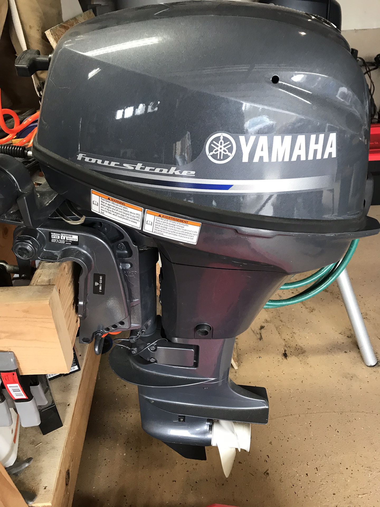 2019 Yamaha 8hp outboard short shaft