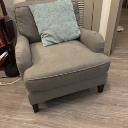 Gray Reading Chair
