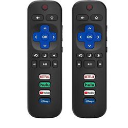 Remote Control Replacement Only for Roku TV/TCL/Onn/HiSense/Phillips (2 Pack)