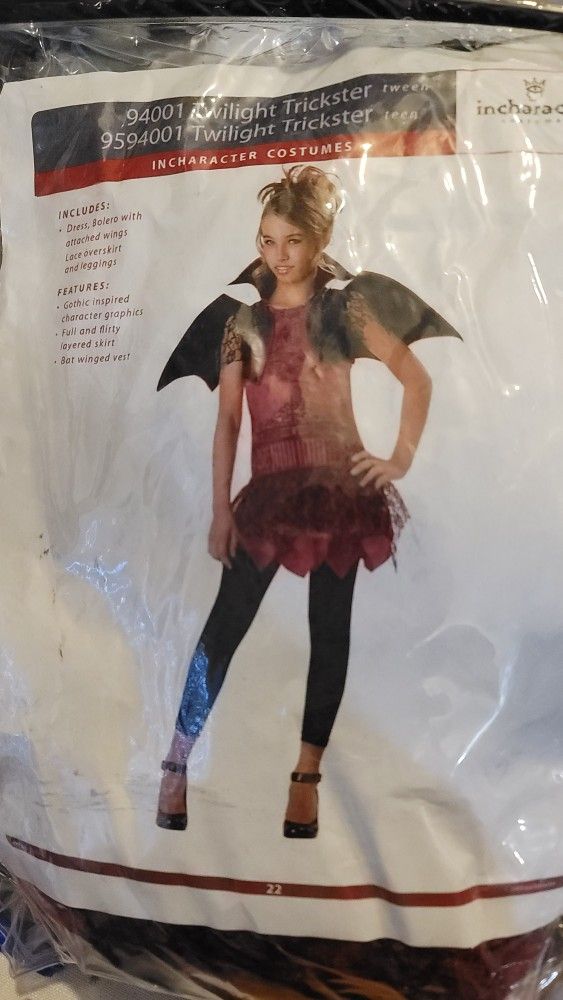 Girls Vampire/bat, Halloween costume
